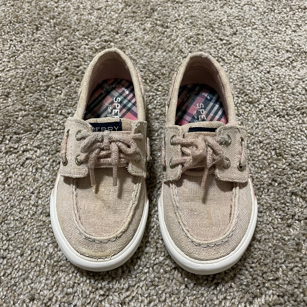 Sperry Kids Sneakers in Light Tan
